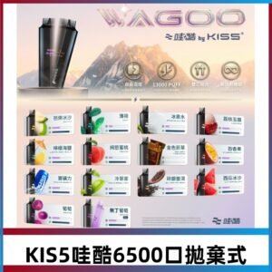 Kis5電子煙 Kiss拋棄式哇酷|WAGOO6500口一次性電子煙