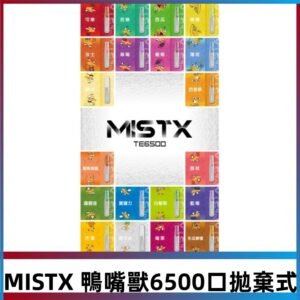 MIST X 鴨嘴獸6500口拋棄式電子煙#台灣現貨#